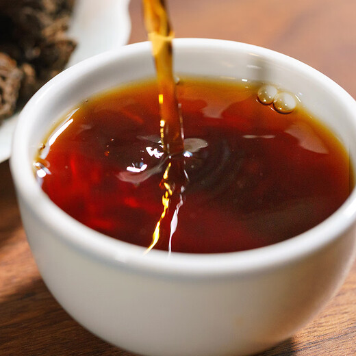 吉普号 茶叶  普洱茶熟茶 719冰岛老茶头 古树茶普洱熟茶正宗冰岛五寨 2021年600g*1罐