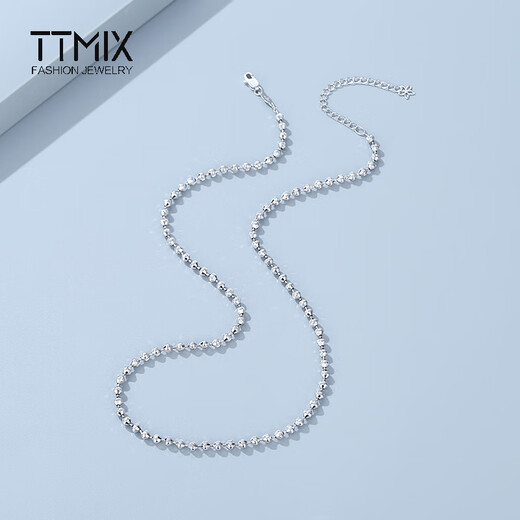 TTMIX platinum necklace women's pt950 sparkling bead star chain platinum chain fashion clavicle chain custom deposit please contact customer service for details