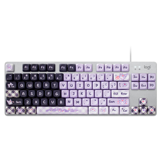 Logitech K835 Mechanische Tastatur Kabelgebundene Tastatur 84-Key-Farbspieltastatur Grüne und rote Achse E-Sports-Notebook Desktop Essort CF LOL K835 Blaues Achse-Kulomi