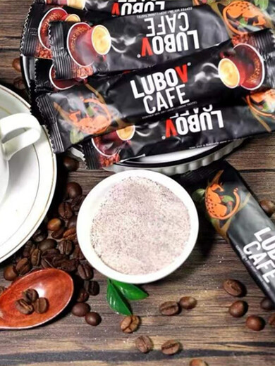 Lubovlubov Lubov Instant Coffee aus Original importiert drei in ein importierte Holzkohlegebratene Katzenscheiße Mellow Unabhängige Verpackung Drei-in-Eins-Holzkohlebraten [zwei Taschen 756G*2]