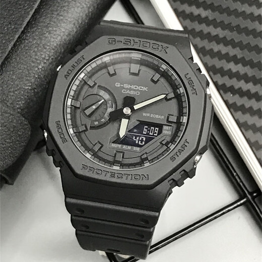 Casio (Casio) Oktagonaler Schwarzer Krieger GSHO Bauernhaus Eiche Carbonfaser Uhr GA21001A12110ET GA-2100-1A1 Membran