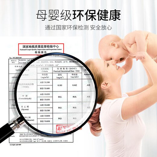 步履海马地毯方块拼接尼龙pvc办公室地毯现代风格简约时尚商用写字楼 Q753 50*50CM