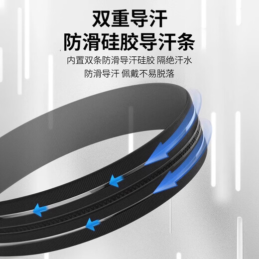 Dewick Sport Yoga Hairband Männer und Frauen Anti-Operation Fitness Basketball Schweiß-absorbierender Schweiß-induziertes schweißsicheres Stirnband Cool Schwarz