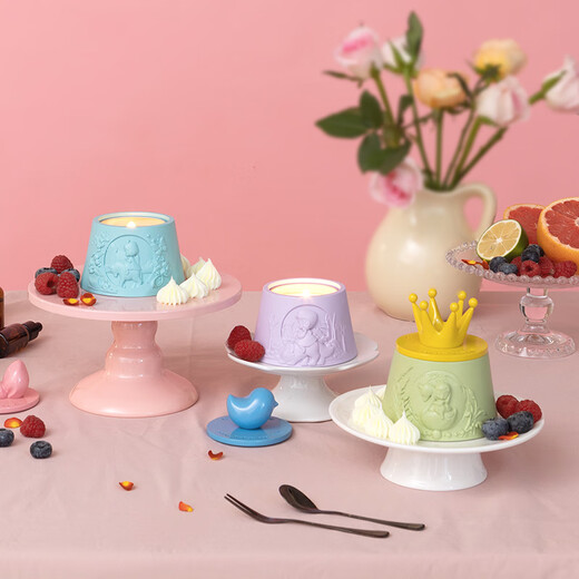 Komi Life White Night Fairy Tale Scented Candle Creative Bedroom Home Birthday Wedding Gift for Girls Advanced Aromatherapy Gift Box Aromatherapy Candle Set-Snow White