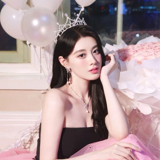 Geburtstagskrone der 18-jährigen weiblichen Kopfbedeckungskronkronhaarzubehör High-End-Prinzessin Brautkleid Hochzeit Accessoires Barock koreanische Krone