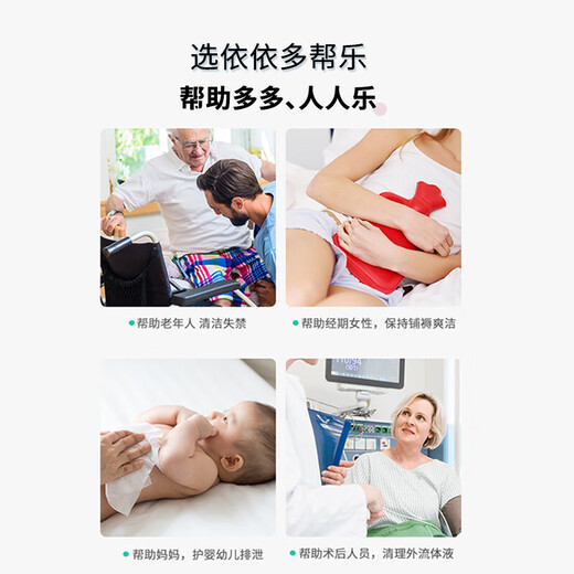 Yiyiduobangle adult care pad elderly mattress diaper pad protective pad maternity puerperium pad disposable diaper pad S whole box 8 packs