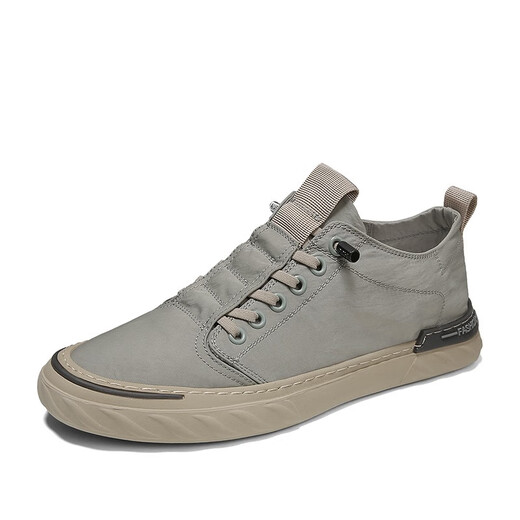 
DOLLVAN 2025 spring and summer new men's shoes waterproof non-slip ice silk breathable casual lazy people pedal fashionable and versatile board shoes W838 green 39