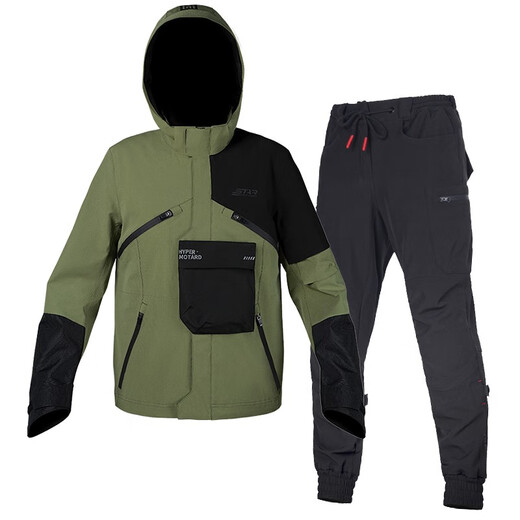 Starry Sky Knight Motorrad Reitkleidung Herren Motorradanzüge für Winter warmer wasserdichtes Wind Anti-Fall-Pendler Freizeit vier Jahreszeit