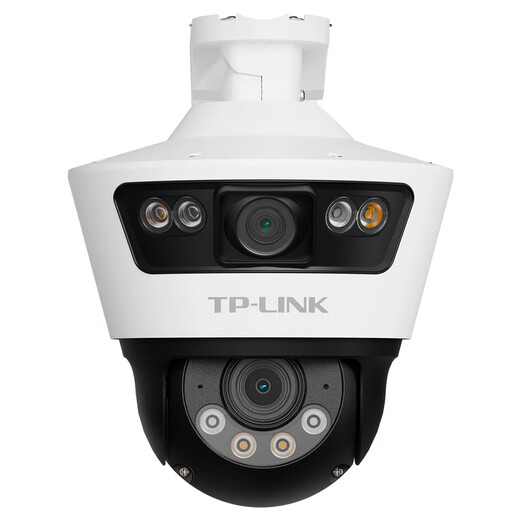 Pulian (TP-LINK) surveillance camera home high-definition wireless outdoor waterproof ball machine mobile APP remote housekeeping full-color infrared night vision 360-degree panoramic rotating pan-tilt version monitor [dual lens | dual screen] 6 million standard version 32GB memory card [ Free upgrade to 64GB card]