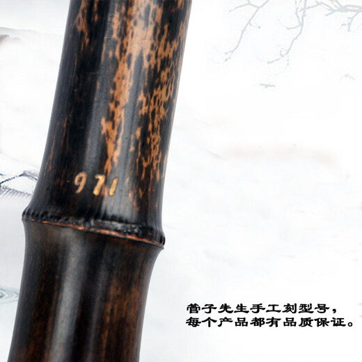管子先生老紫竹专业演奏一节洞箫琴箫乐器高档大漆紫竹萧箫古风长潇珍品萧 一节八孔F调正手