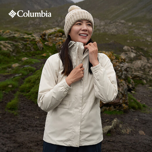 哥伦比亚（Columbia）户外女子防水冲锋衣防风旅行连帽休闲外套XR3937 031(24年新色) XR3937 M (160/84A)