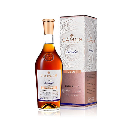 卡慕（CAMUS）经典布特妮干邑白兰地洋酒单一庄园法国原装进口洋酒 1000mL 3瓶(布特妮VSOP)