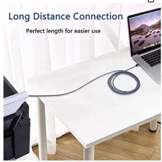 USB printer data cable extension 8 meters computer connection cable printing cable Epson Canon Huipu universal 8M