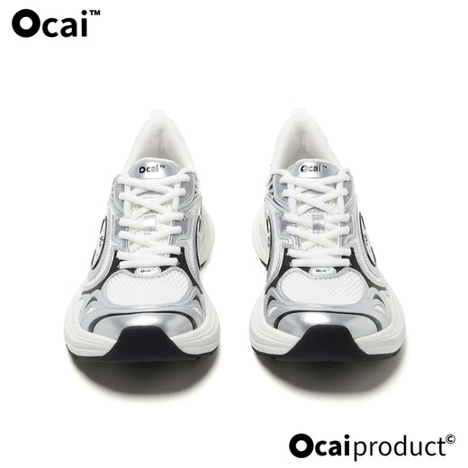 Ocai Disk Runtech Silver White Flying Disk Running Shoes Silver White 38