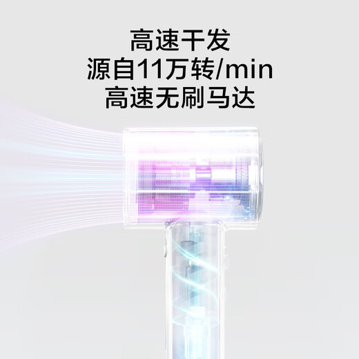 Jingjing Tokyo-made smart high-speed hair dryer Lite powder 200 million negative ion hair dryer household silent negative ion high-power non-harming hair quick-drying hair dryer birthday gift for women