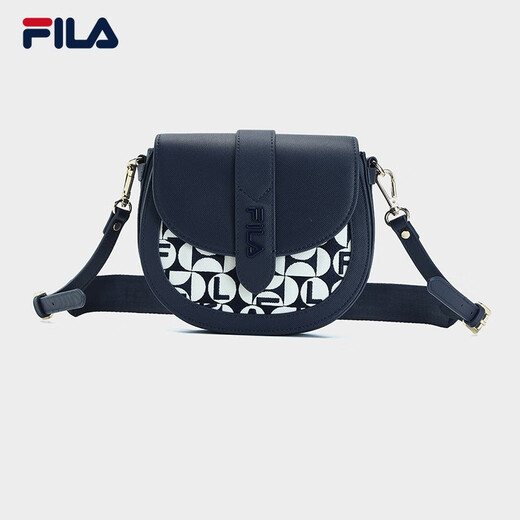 FILA Official Women's Bag Crossbody Bag Autumn Fashion Casual Shoulder Bag Saddle Bag Legend Blue-NV XS