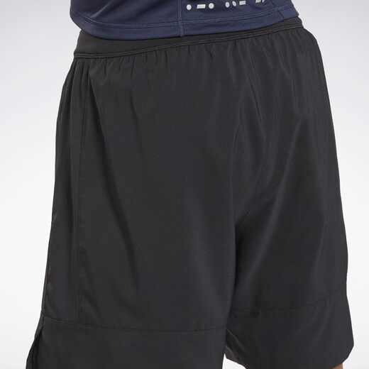 Reebok锐步男子SHORTS经典LOGO宽松舒适户外运动休闲短裤 FT1049 XS (170/72A)