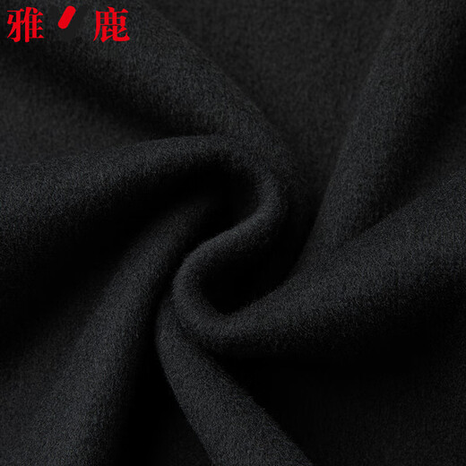 Yalu Sheep Wool Double-sided Wool Coat Men's Mid-Length Autumn and Winter Slim Windbreaker Men's Wool Coat