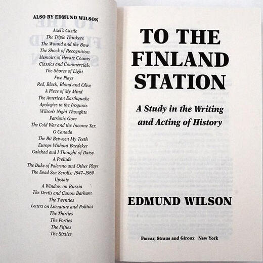 Spot goods to Finland Station Historical writing and action researchTo the Finland Station