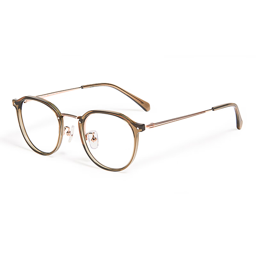 Zeiss (Zeiss) Jiarui Zeri Ein-Licht-Anti-Blau-Brille Myopia HD Linsen Rahmen Trendy Ultra-Licht-Rahmen Set HK transparentes Braun-Rahmen H9214C2A 1,56 Jiarui HD-Objektiv [innerhalb von 300 Grad]