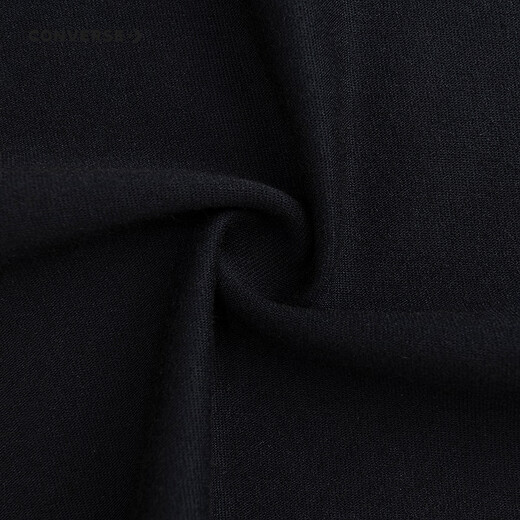 Converse children's clothing boys' short-sleeved T-shirt summer new printed tops children's casual T-shirt black 150/72 recommended height 140-152cm