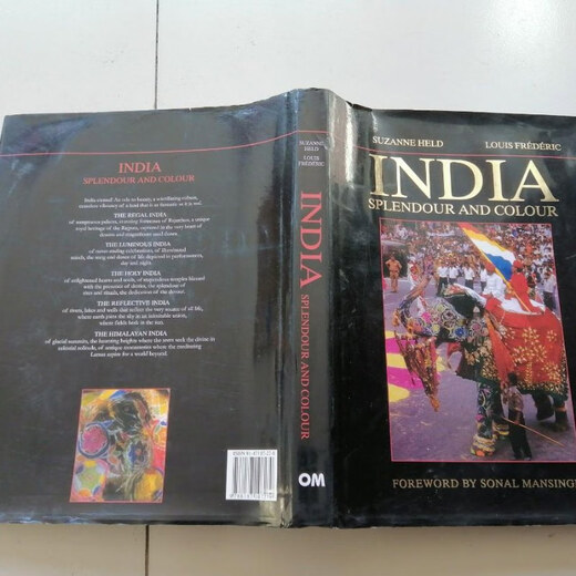Vergriffenes altes Buch INDIA SPLENDOR AND COLOR