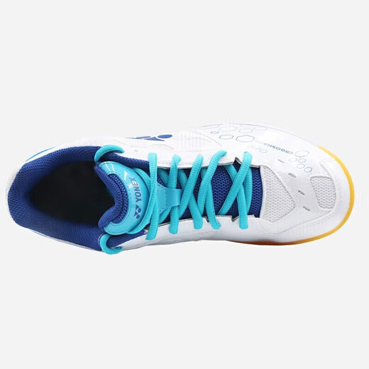 Yonex Yonex bádminton zapatos yy entrenamiento de nivel de entrenamiento imperdible de alimentación para hombres y mujeres shb101cr blanco/azul 43 tamaños