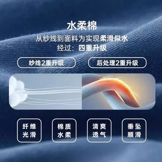 Three-gun short-sleeved men's T-shirt round neck