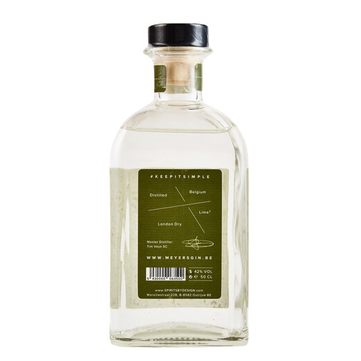 Northern Lights Gin Wine Original importé en Belgique Meyer Jade Gin Wine 500 ml Bouteille simple 500 ml 1 bouteille