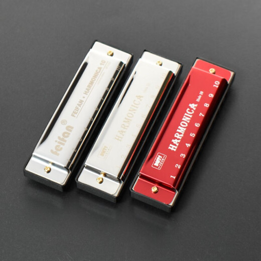 Fanyi Harmonic A1V-Детские начинающие мужчины и женщины-начинающие блюзовые концертные концерт Профессионал Профессионал Уровень десяти отверстия маленькая мелодия 10-луночная мелодия C Студент Хармоник Серебро 1