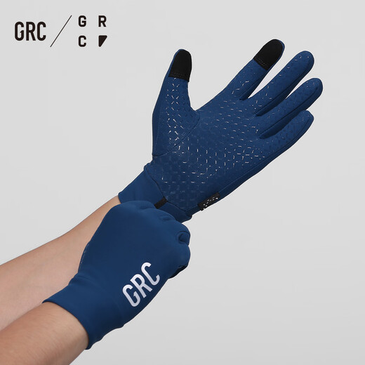 GRC Jieao Endless New TECH Series Autumn and Winter Warm Fleece Road Bike Cycling Cycling Reflective Gloves Ginger M