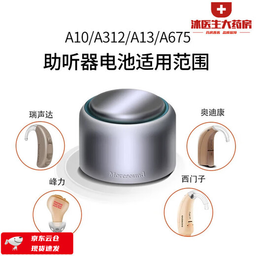 Xiwanbo auditif Aide spéciale A13A10 A312A675 Zinc à Liyinyue Button Electronics 1.45 V à Li A312 [1 Plaque 10 Pieces] * 2