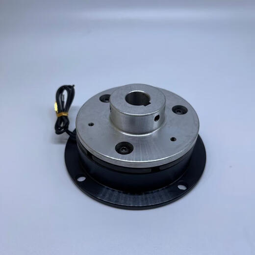Electromagnetic clutch brake dry type with bearing power-on suction and power-off separation brake clutch DC24V electromagnetic brake 5KG inner hole 25 or 30