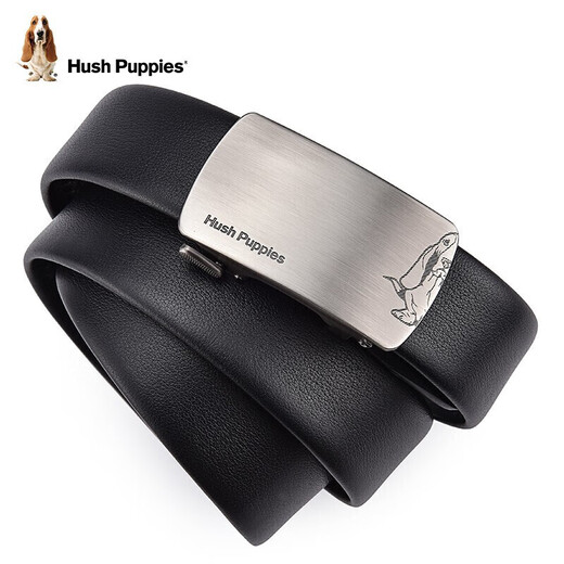 Hush Puppies belt men's automatic buckle high-end business light luxury casual banquet belt gift box birthday gift for boyfriend