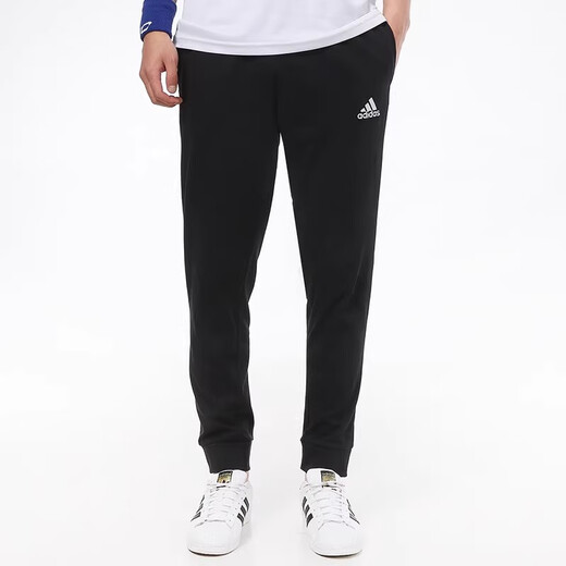 阿迪达斯 （adidas）裤子男士新款针织春夏休闲裤运动裤束脚裤学生跑步休闲百搭长裤 GK9226 L