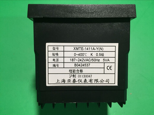 XMTE1000-2上海亚泰仪表温控XMTE-1411A 1401A 1421A 1011A 1 侧面型号XMTE-1421A-Y K 400度