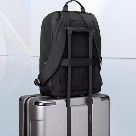 Samsonite Samsonite/Samsonite Fashion Backpack 36B Multifunktionales Geschäft und Casual 15,6-Zoll-Reisebag Schwarz 09017