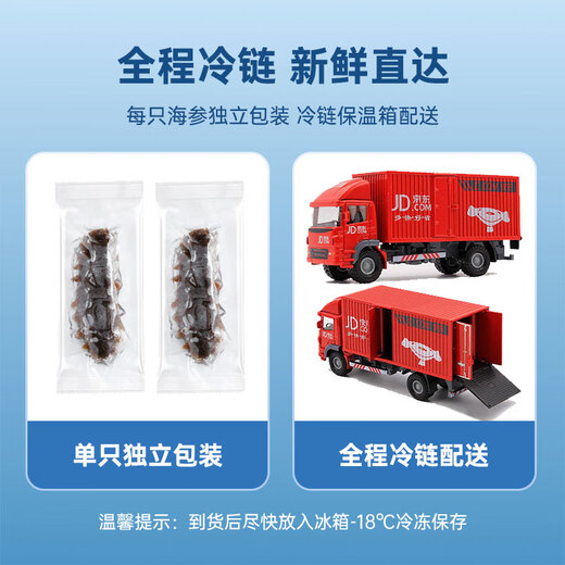Fresh Dalian ready-to-eat sea cucumbers 1 Jin Jin equals 0.5 kg 10-16 pieces Solids 75% OCC Seafood