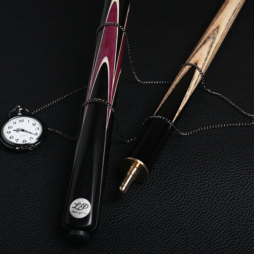 LP Xiongba billiard cue small head snooker cue Chinese black eight special middle head cue entry ash wood table cue Xiongba 3/4 barrel set 11.5 Comes with twelve luxury gifts