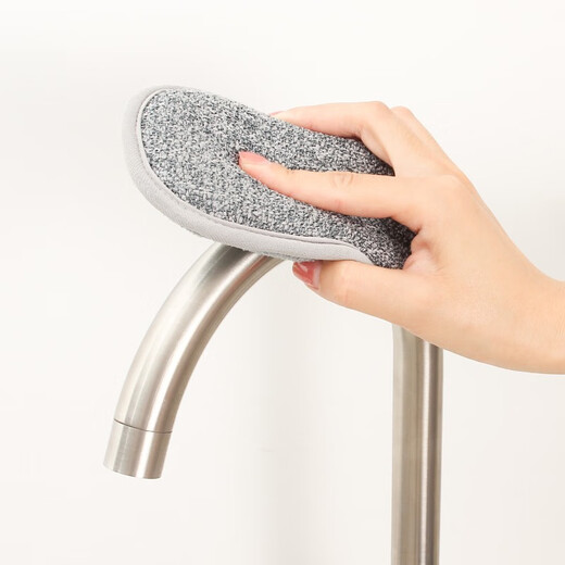 Fuaijia rag sponge block steel wire ball oleophobic double-effect scouring pad dishwashing cloth non-stick pan special brush 4 pieces