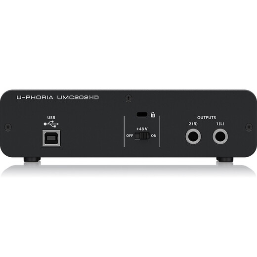 Behringer Behringer UMC202HD sound card professional USB recording external live broadcast karaoke sound card audio interface guitar piano instrument recording