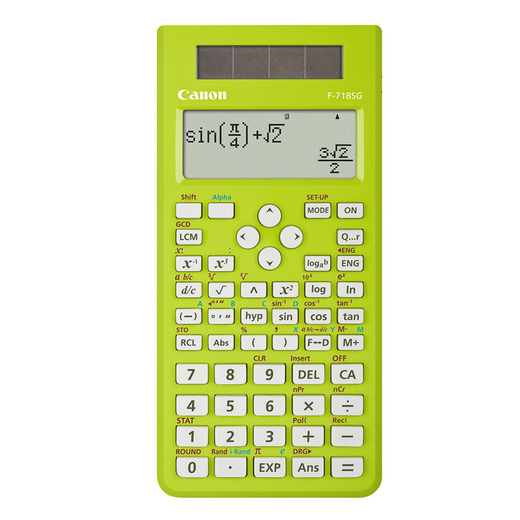 Canon F-718SGA Science Multifunktion FUNKTION FUNKTION FOCULURS High School College Student Aufnahmeprüfungsprüfung Physik und Chemiewettbewerb Pink Pink