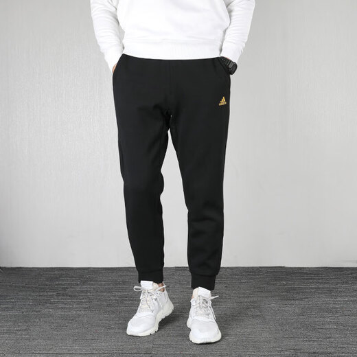 阿迪达斯 （adidas）运动裤男裤夏季新款休闲卫裤收口小脚裤子针织时尚长裤 FM9274舒适  2XL