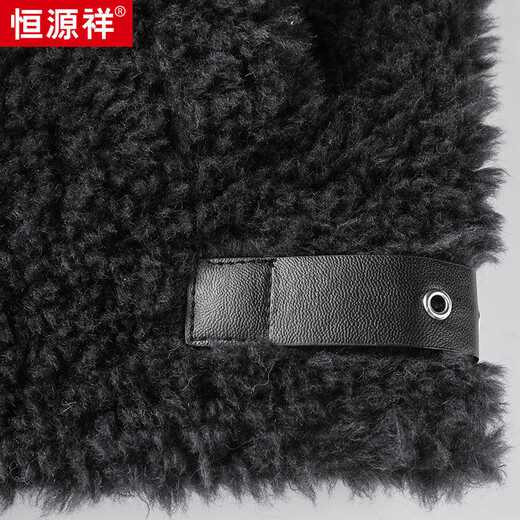 恒源祥时尚100%羊毛毛呢大衣男士秋冬季新款大翻领夹克中年呢子外套男潮 灰色 2XL