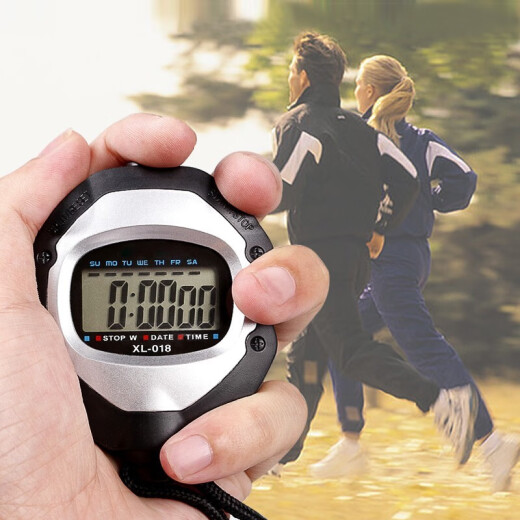 Huge stopwatch timer student running stopwatch sports watch sports running track and field training stopwatch coach 2 channels