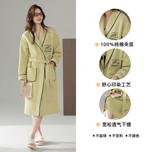 Little Love Song Couple Pyjamas for Women in Automne and Winter, Tree-couche Cotton Warm Chargandgown, Cotton Air Cotton Soft Mid-Longue Mentière pour hommes Vêtements pour la maison MFBD15282 Vêtements féminins-15281 Vêtements pour hommes (Single Set M Women / Height 152-160 Poids 80-100