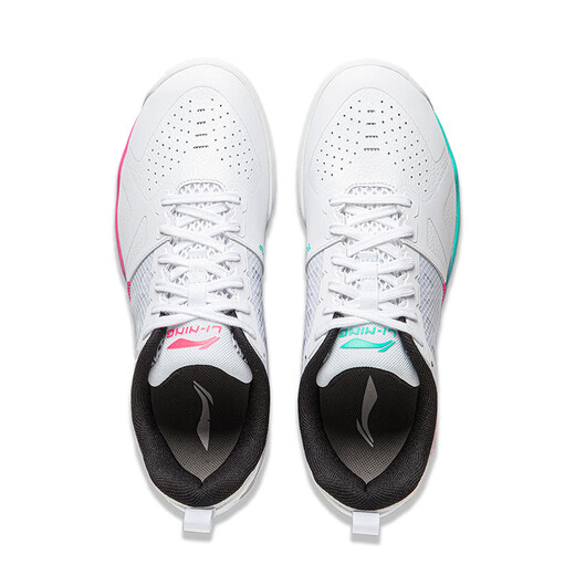 李宁（LI-NING）2024乒乓球队球星同款乒乓球鞋专业乒乓球运动训练球鞋运动防滑 王楚钦同款 荧光果粉/绿 41