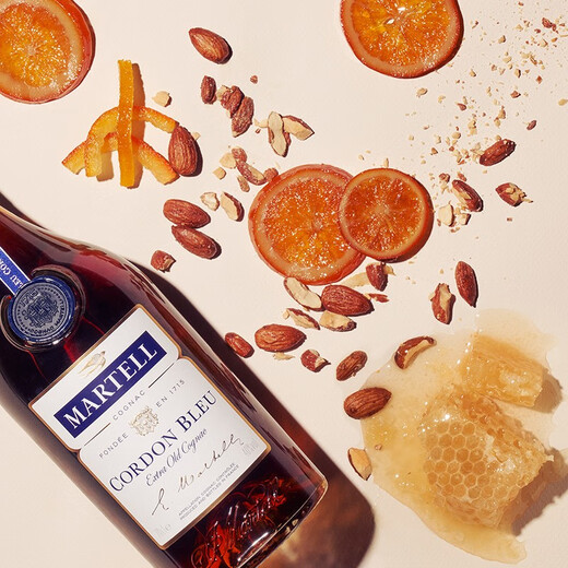 马爹利蓝带（Martell）洋酒 干邑白兰地 法国原装进口洋酒350Ml （带盒）350ml