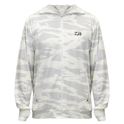 DAIWA spring and summer one-hit multi-directional sun protection clothing cool hooded long shirt/quick-drying short-sleeved T-shirt UPF50+ fishing clothing quick-drying sun protection short-shirt gold L