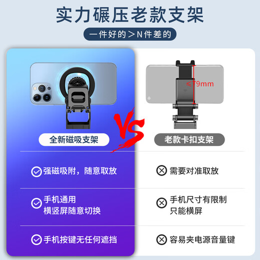 Caton Xbox controller mobile phone holder set Xbox One/serise X game controller special magnetic holder for mobile phones